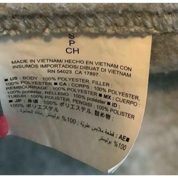 Old Navy Womens Gray Fleece Jacket Blazer Size Petite Small - Picture 5 of 5